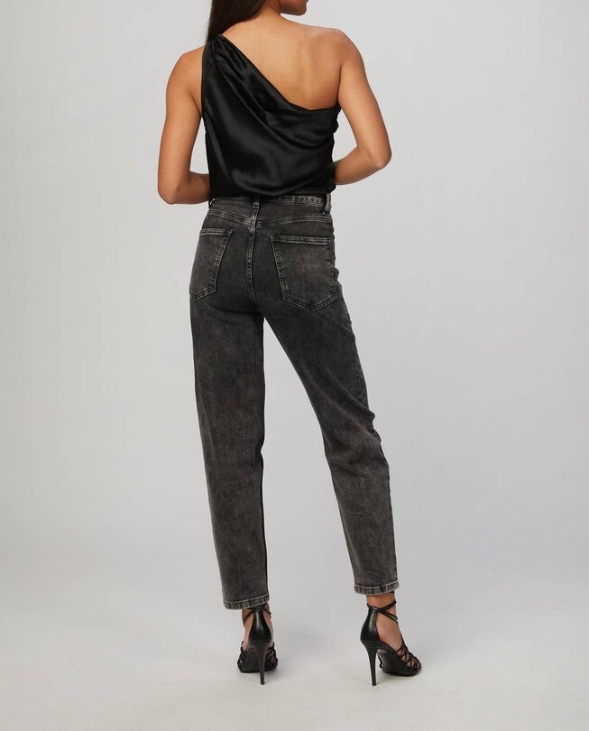 LARA CROFT JEANS IN WASHED DARK GREY, Washed Dark Grey / Black, alternate image number 4
