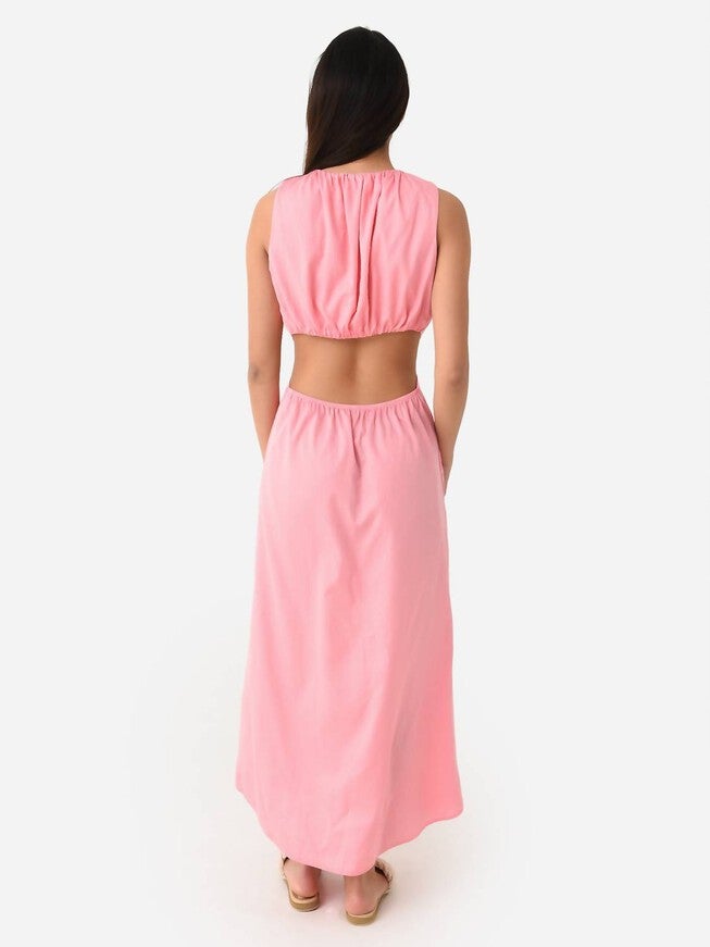 ROSEMARY DRESS, Geranium / Pink, alternate image number null
