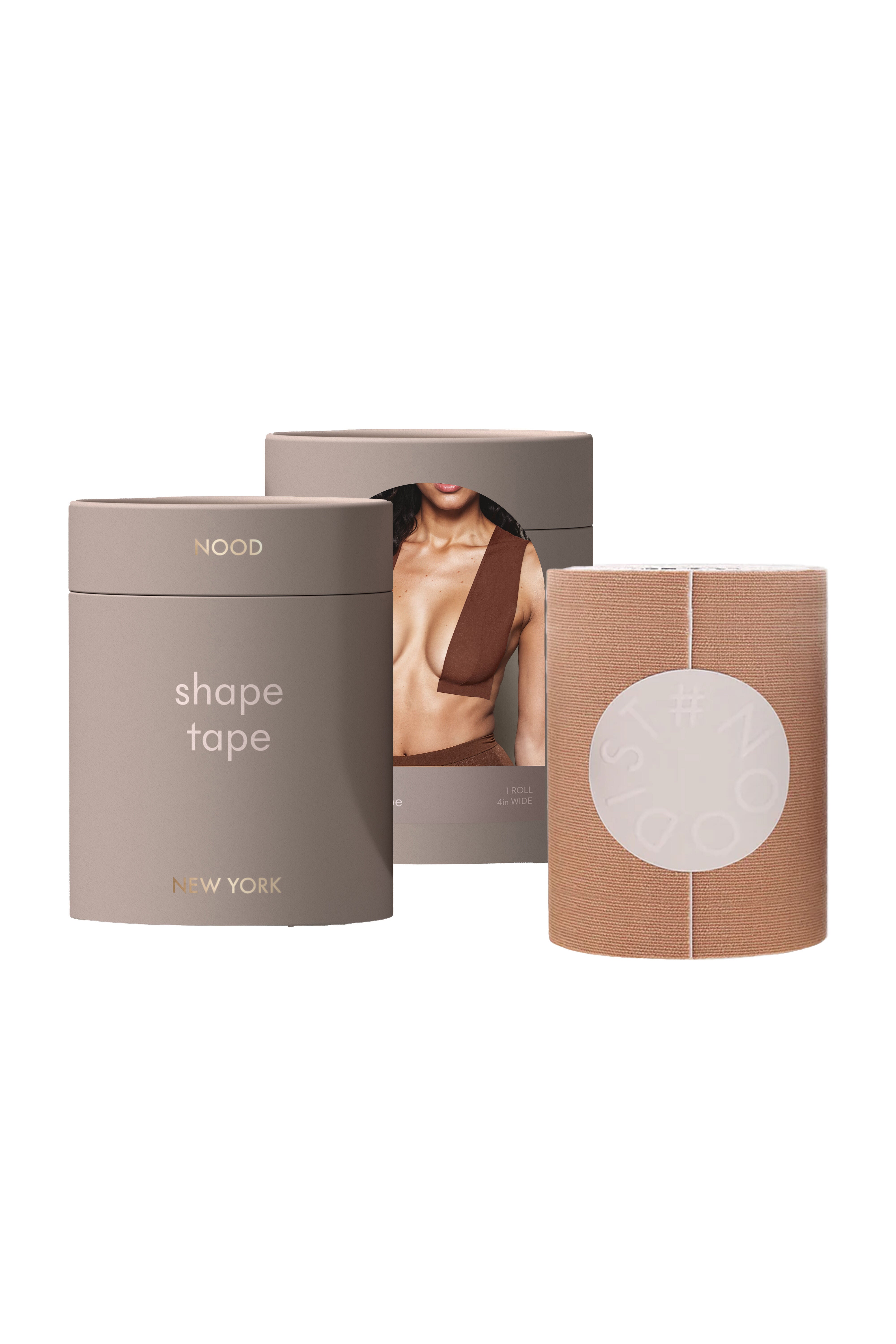 Shape Tape 4 inches Wide Breast Tape, No 5 Soft Tan / Tan, hi-res image number 0