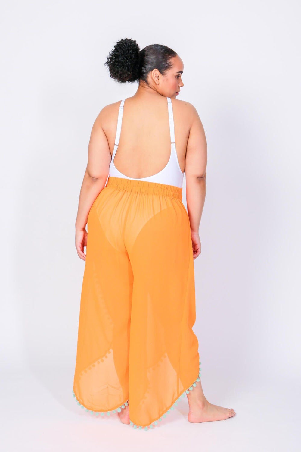 Earth Pants, Vermillion Orange / Orange, alternate image number 1