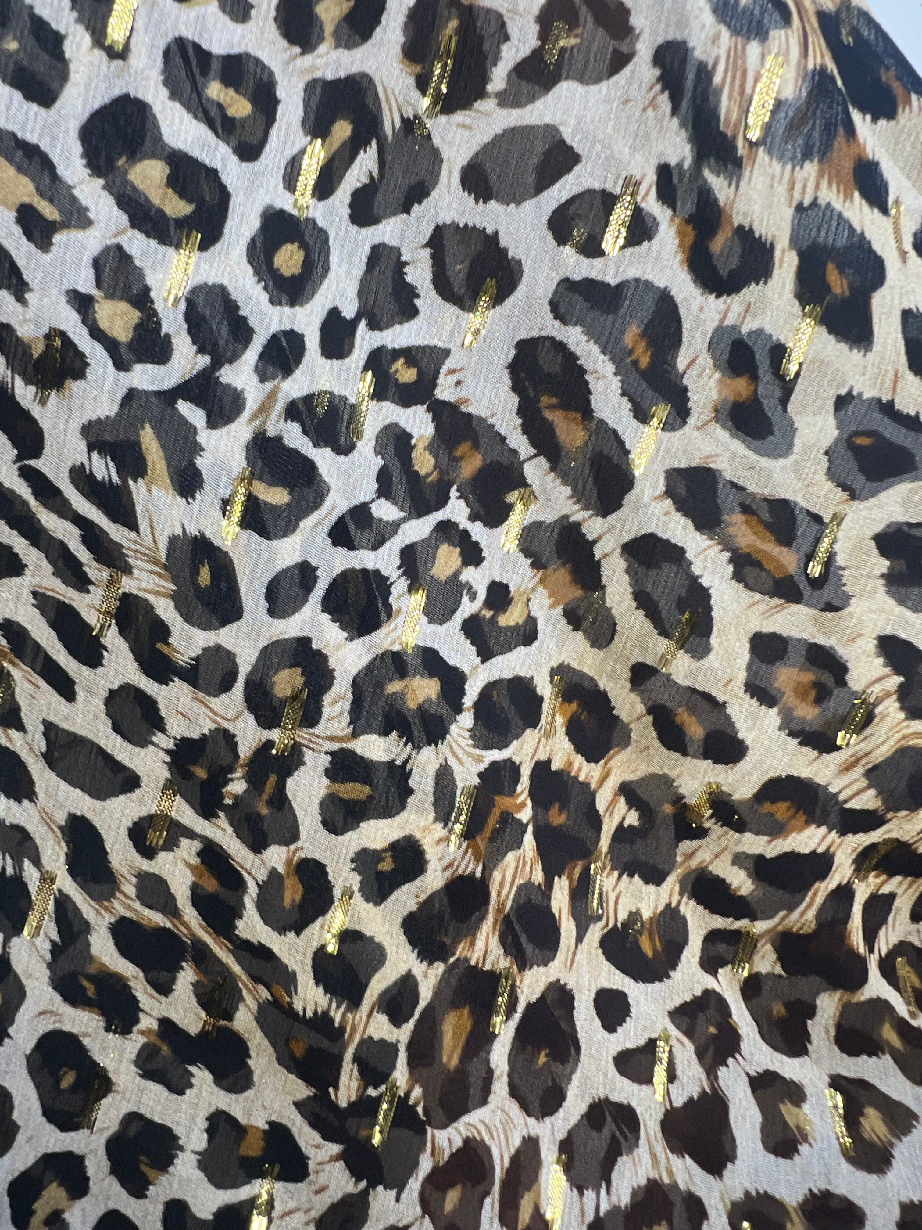 Maxine Kaftan, Metallic Leopard / Brown, alternate image number 1