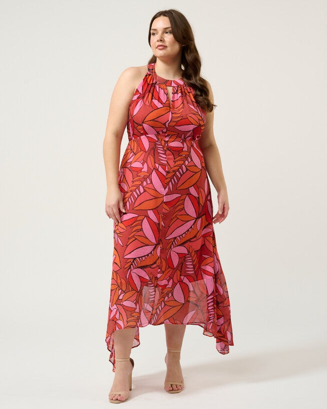 Aster Dress, Print / Purple, alternate image number null