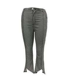 Smak Parlour Black & White Gingham High Rise Capri