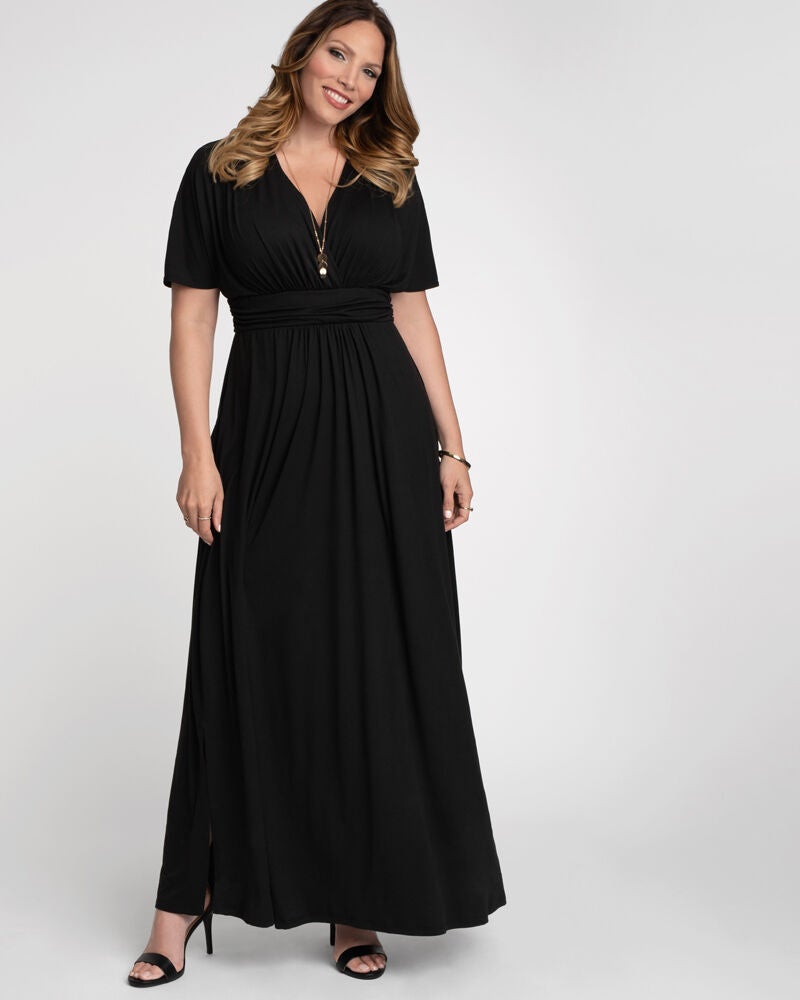 Vienna Maxi Dress, BLACK NOIR / Black, alternate image number 1