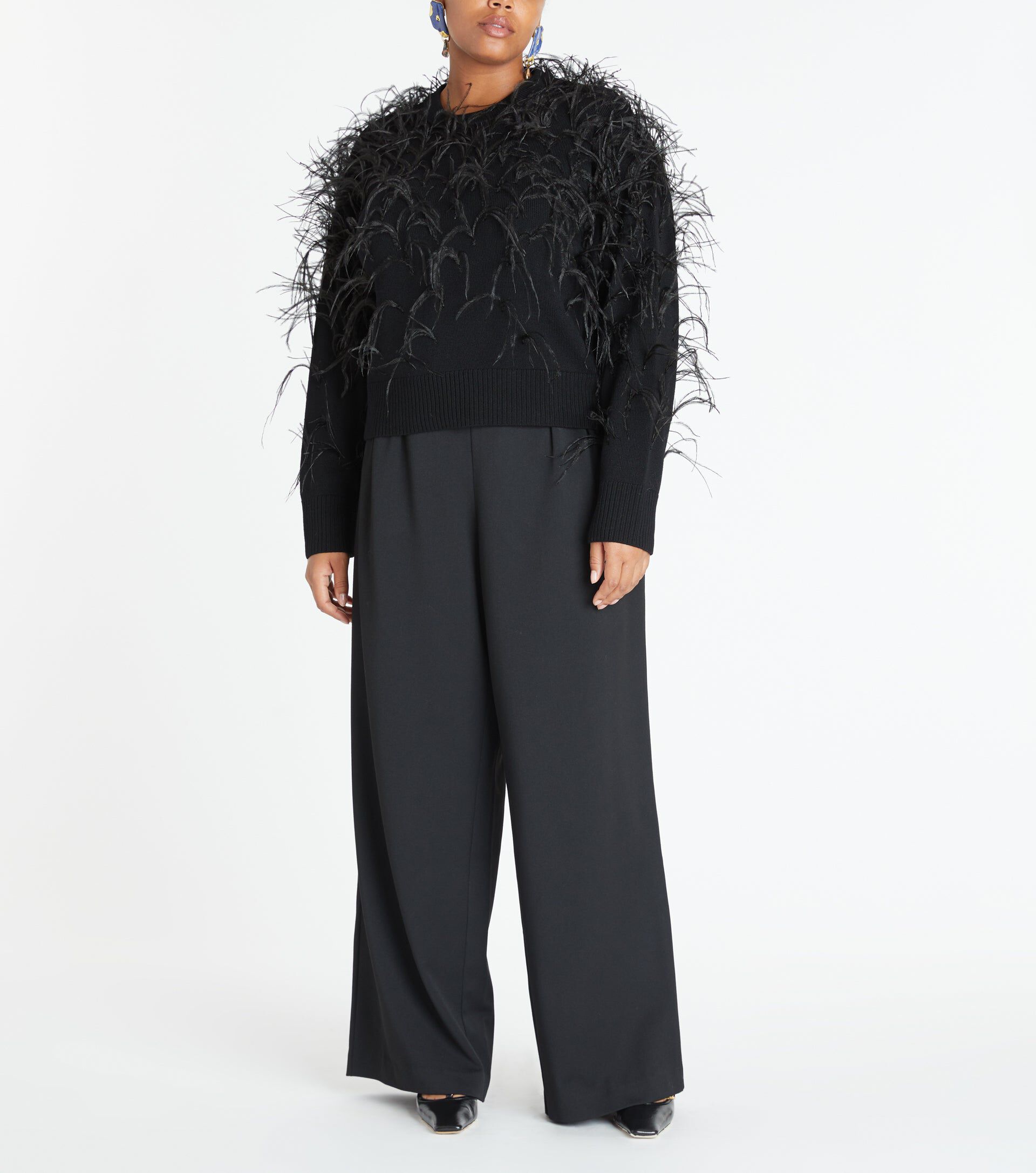 Lexia Knit Sweater, Black / Black, hi-res image number 0