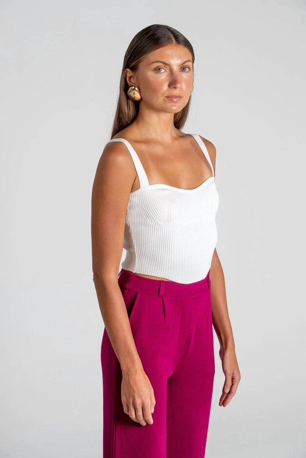 JULIANA TOP IN OFF WHITE, , alternate image number null