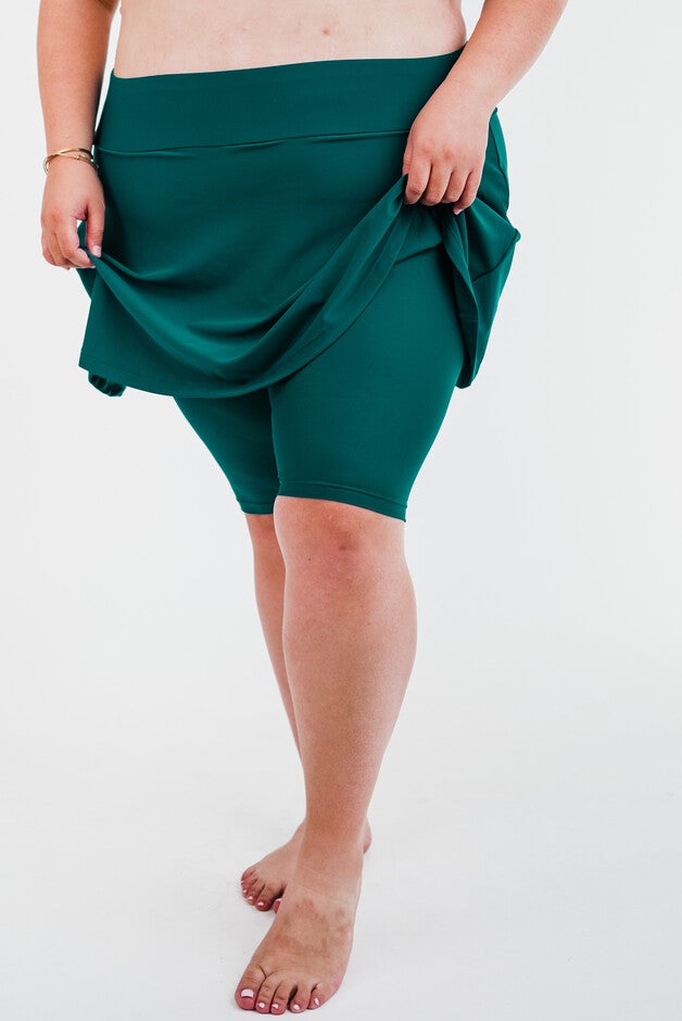 Midi Swim Skort, , alternate image number 4