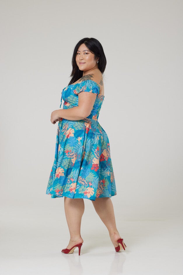 Maddie Dress, Light Blue / Light Blue, alternate image number null