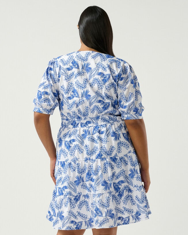 La Croisette Dress, BlueMilk / Royal Blue, alternate image number 3