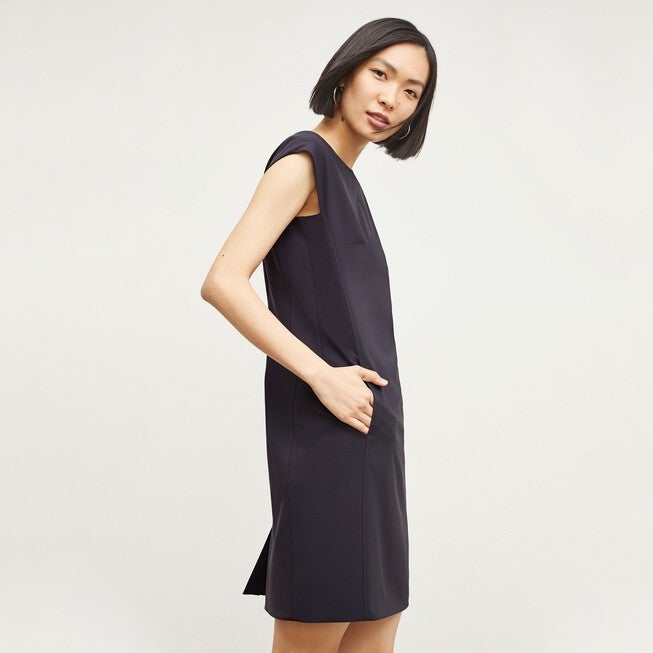 Maaza Travel Dress - OrigamiTech, Cool Charcoal / Cool Gray, alternate image number 3