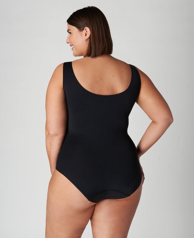 Seamless bodysuit, BLACK / Black, alternate image number 1