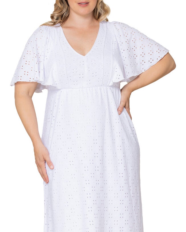 Lucy Eyelet Maxi Dress, , alternate image number null