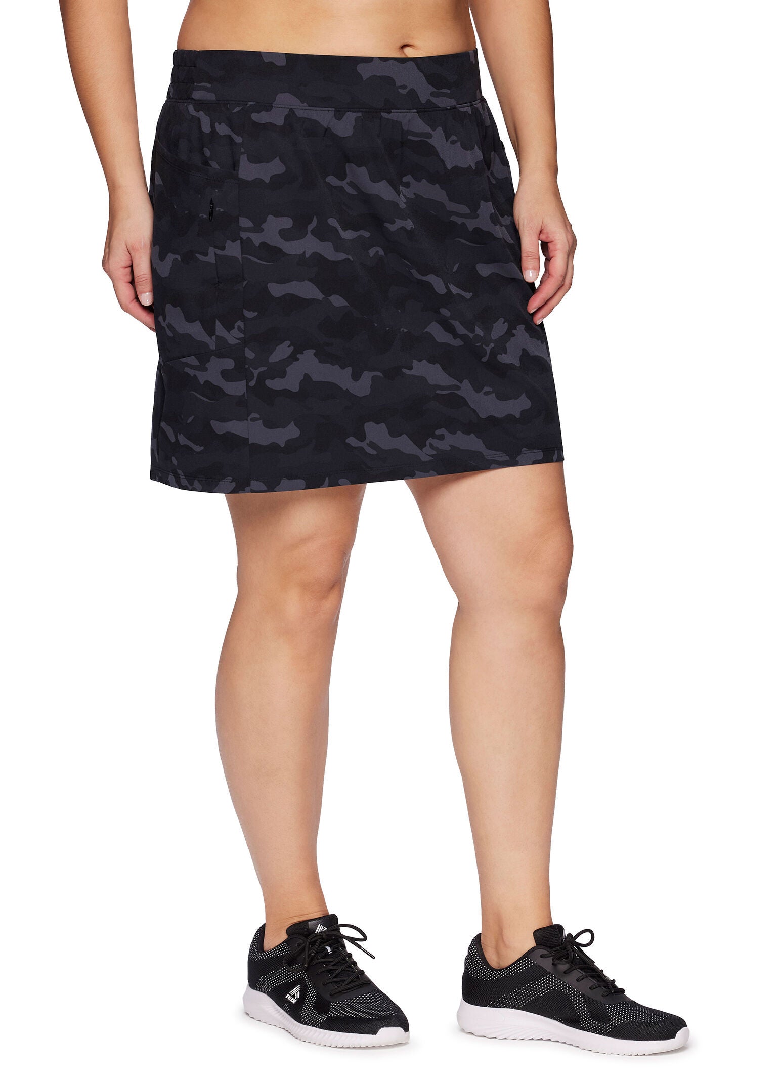 Prime Perfect Weekend Skort, Black Camo / Black, alternate image number 1