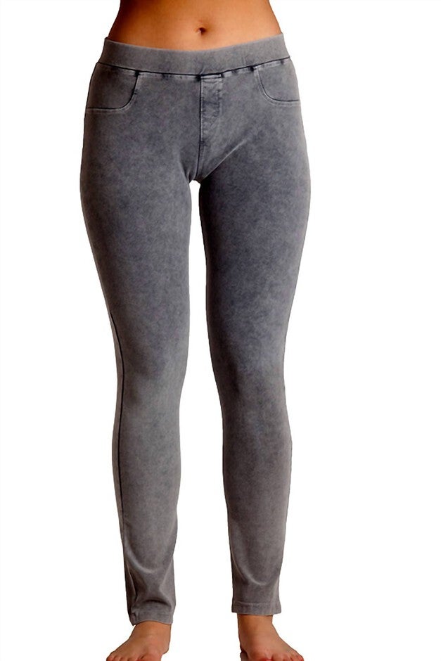 High Rise Jegging In Dark Charcoal, , alternate image number null