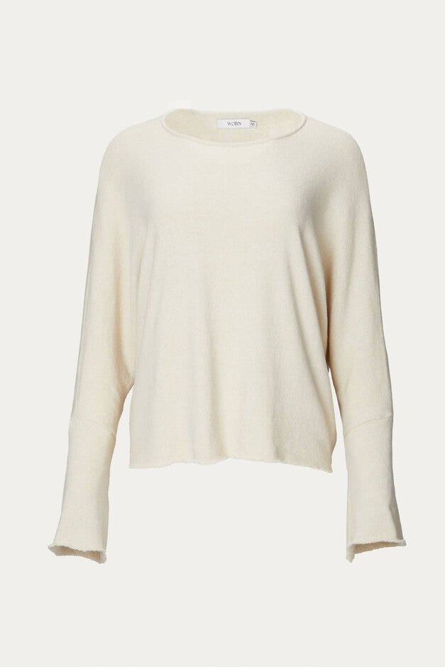 THE MONET SWEATER IN IVORY, , alternate image number 6