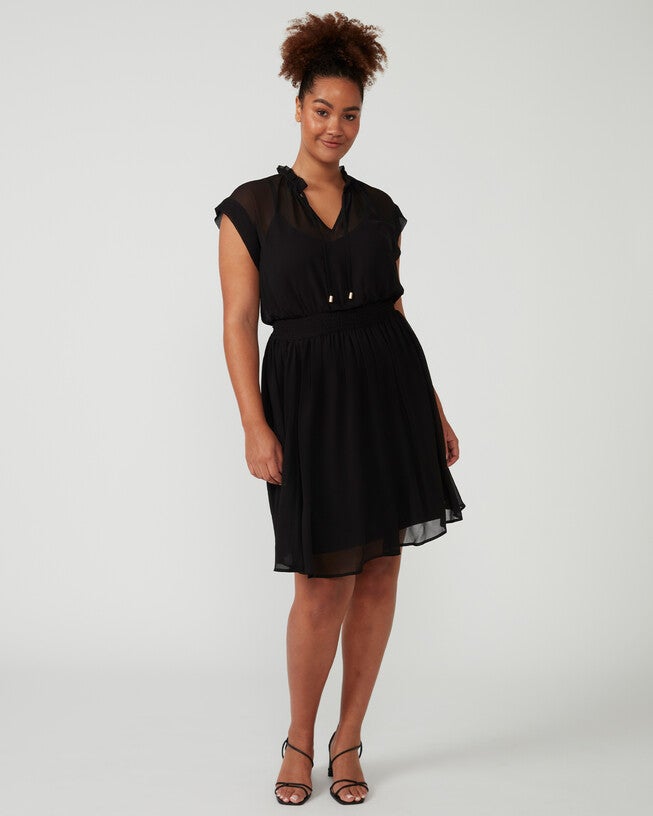 Utah Dress, Black / Black, alternate image number 1
