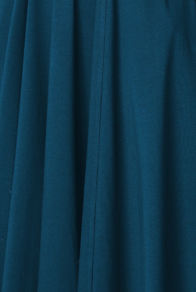 Cotton Jersey Fit And Flare Dress, Blue / Cobalt, alternate image number null