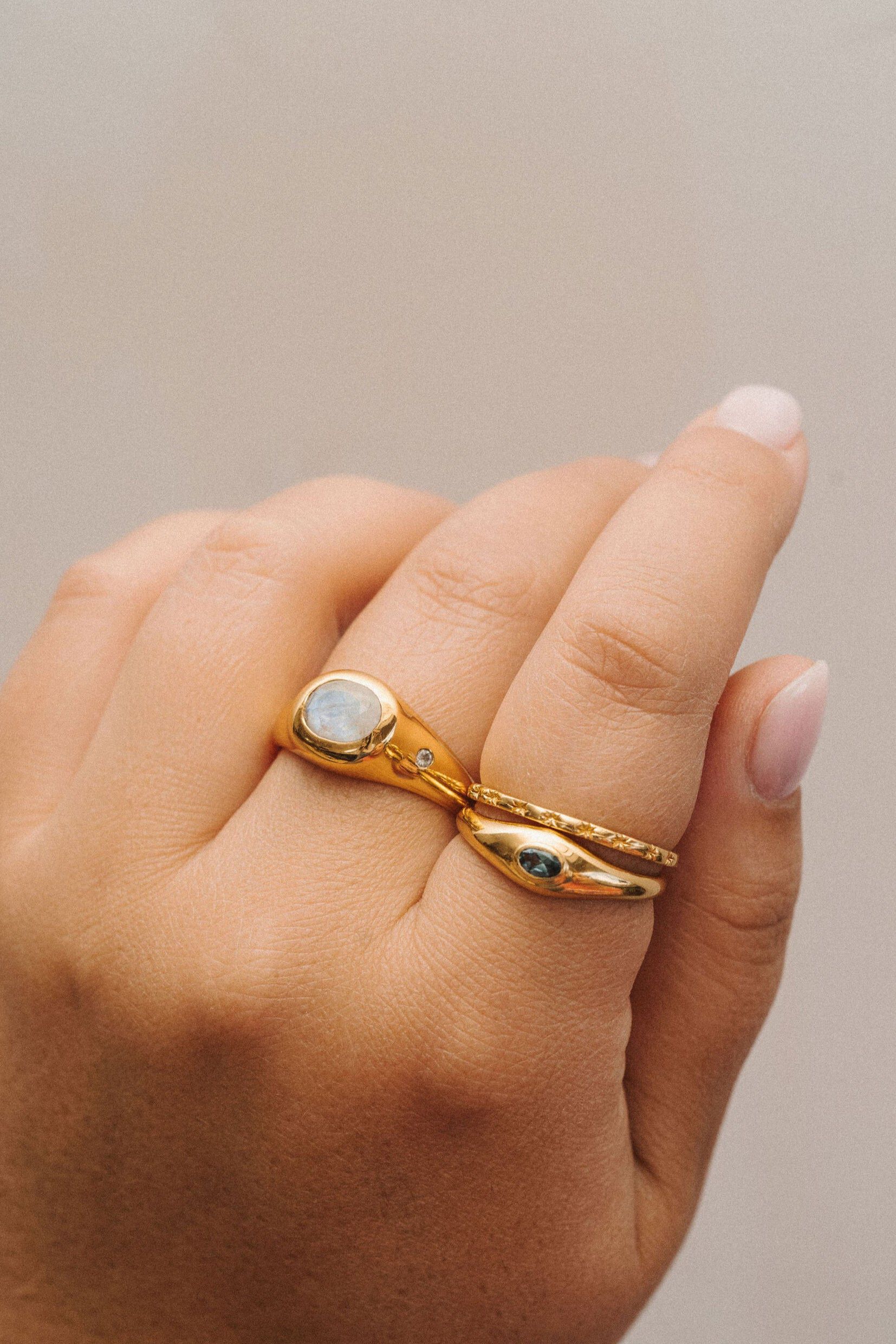 The Neptune Ring | Gold, Gold / Gold, alternate image number 1