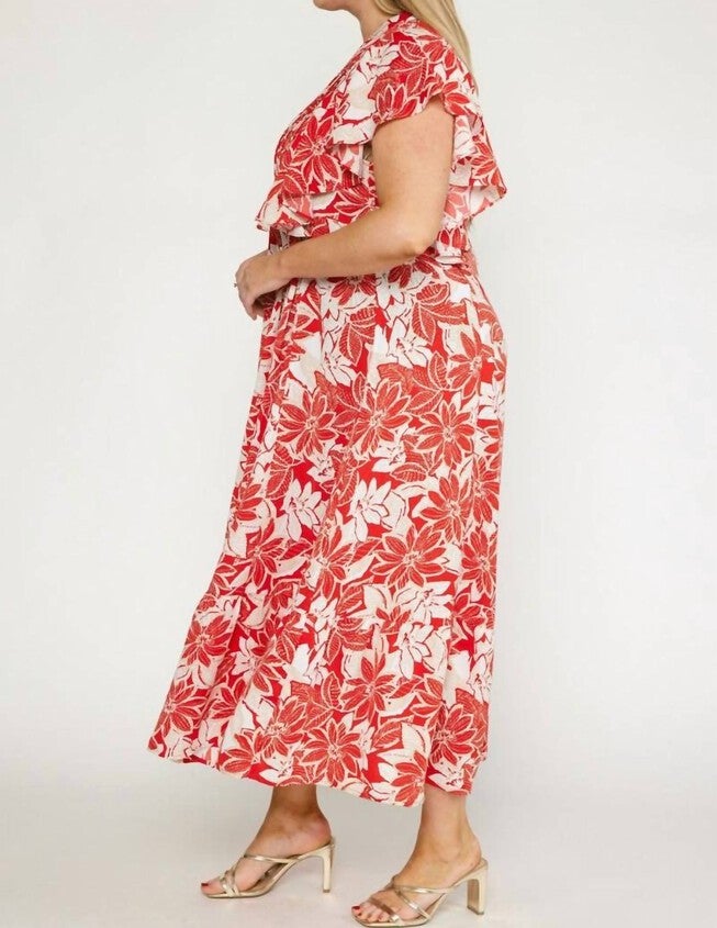 FLORAL MAXI DRESS, , alternate image number 8