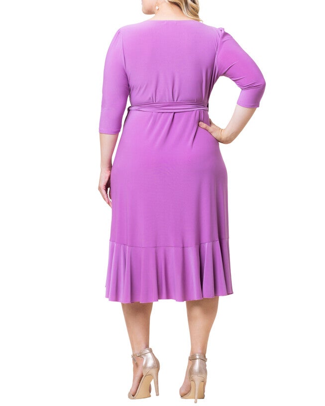 Whimsy Wrap Dress, LILAC / Lilac, alternate image number 1