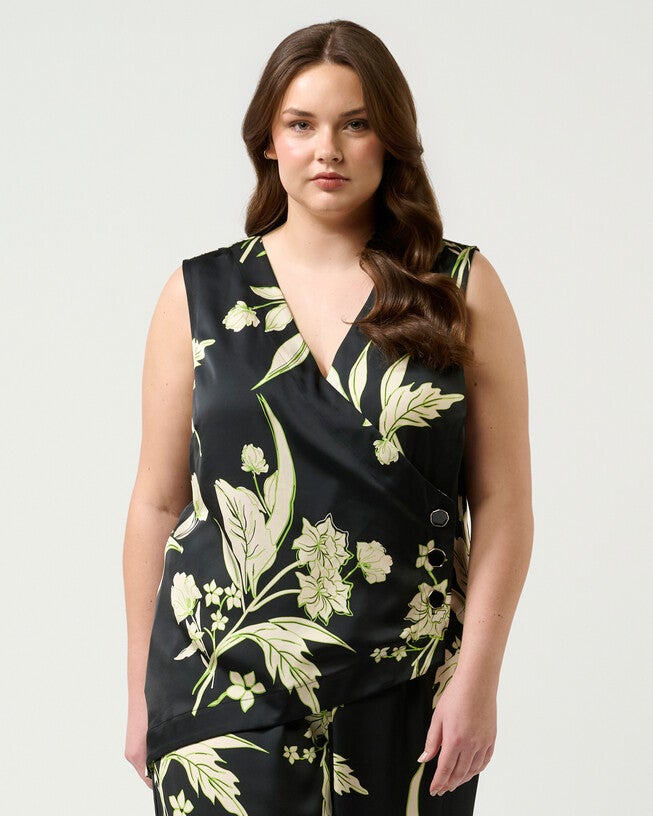Baia Top, Print / Black, alternate image number 1