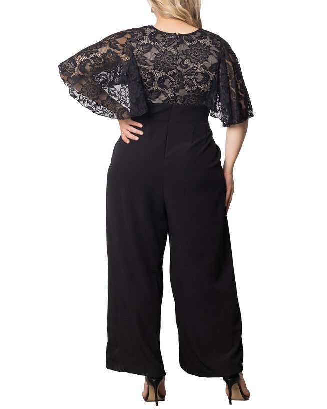 Helena Lace Jumpsuit, BLACK NOIR / Black, alternate image number null