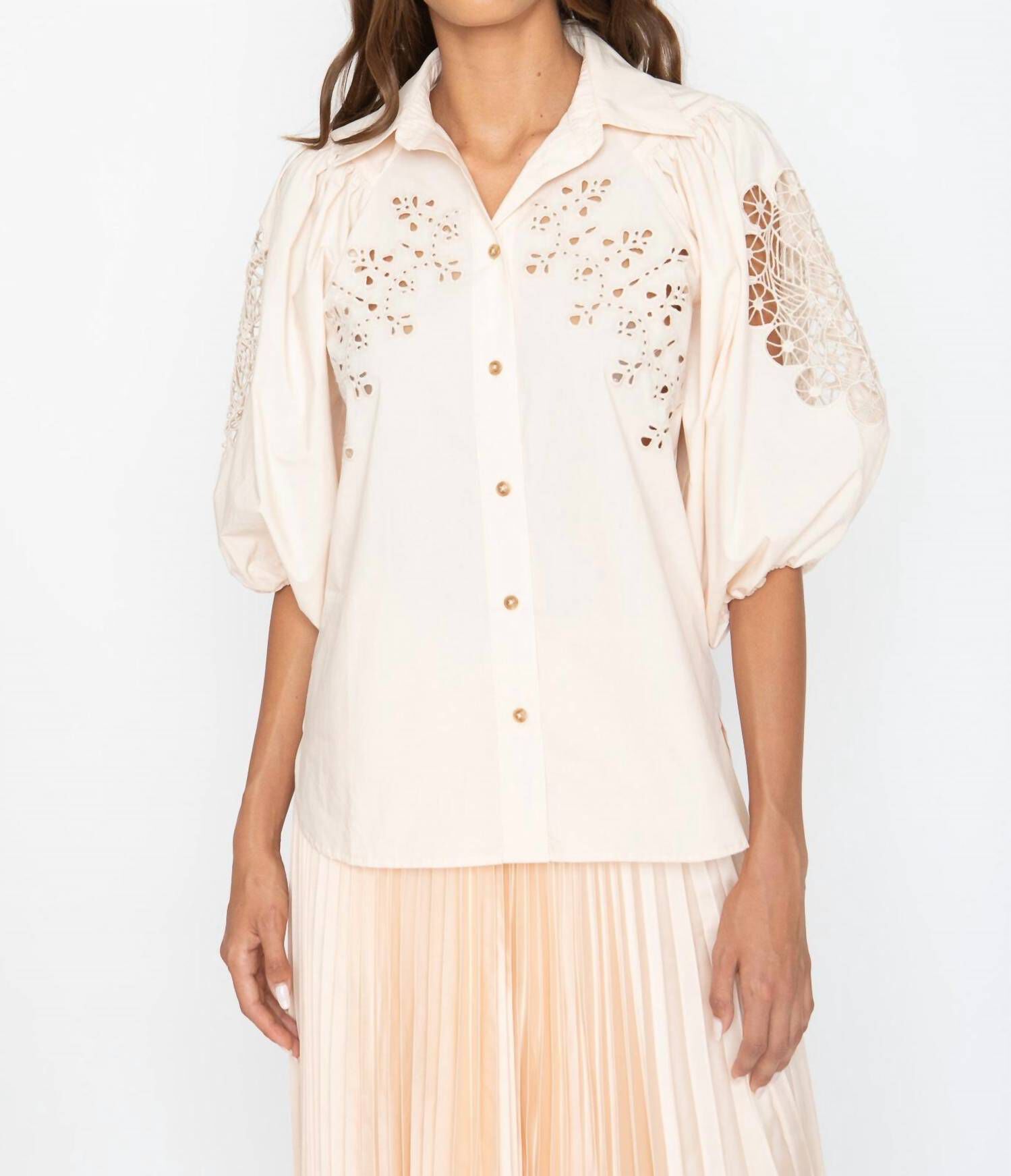 MAE TOP IN PINK CHAMPAGNE, Pink Champagne / Pink, alternate image number 4