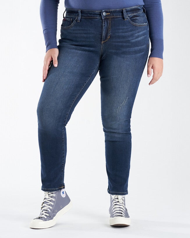 Mid Rise Slim - Wendy, WENDY / Dark Wash, alternate image number 1
