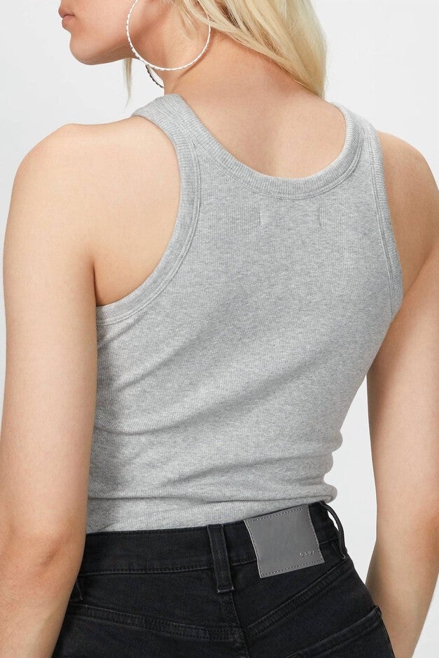THE ALINE TANK IN GREY, Grey / Black, alternate image number null