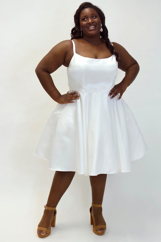 I'LL TAKE MANHATTAN PARTY DRESS, White / White, hi-res image number 0
