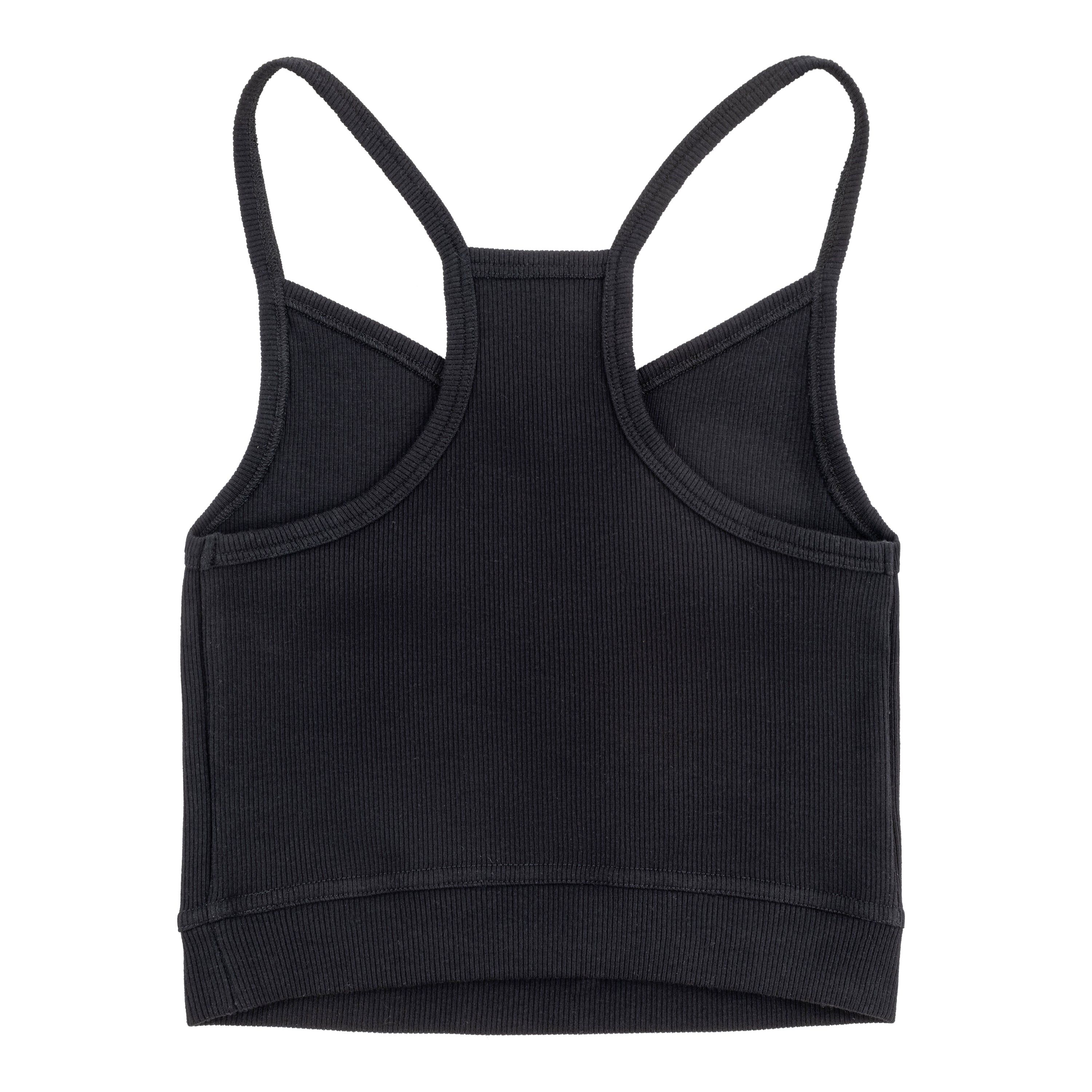 Braless Wireless Bralette, Tap Shoe Black / Black, alternate image number 2