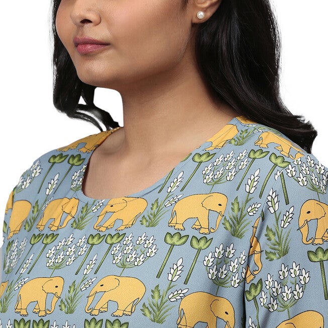 Elephant Motif Top, , alternate image number null