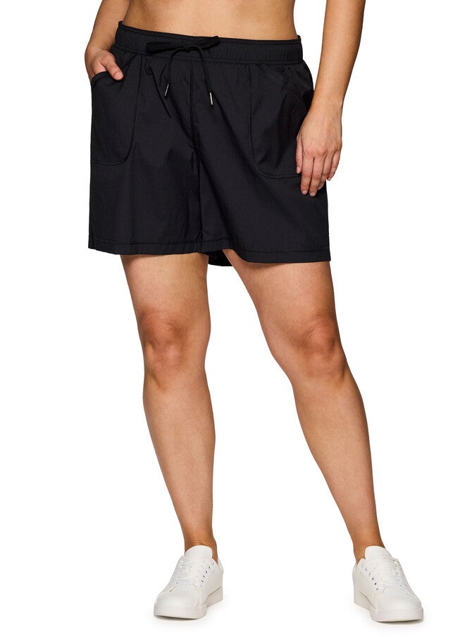 Plus Birdie Textured Walking Short, Black / Black, hi-res image number 0