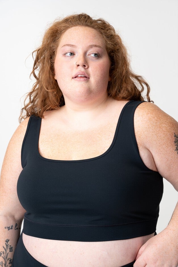 adventure cropped tank top, black / Black, alternate image number null