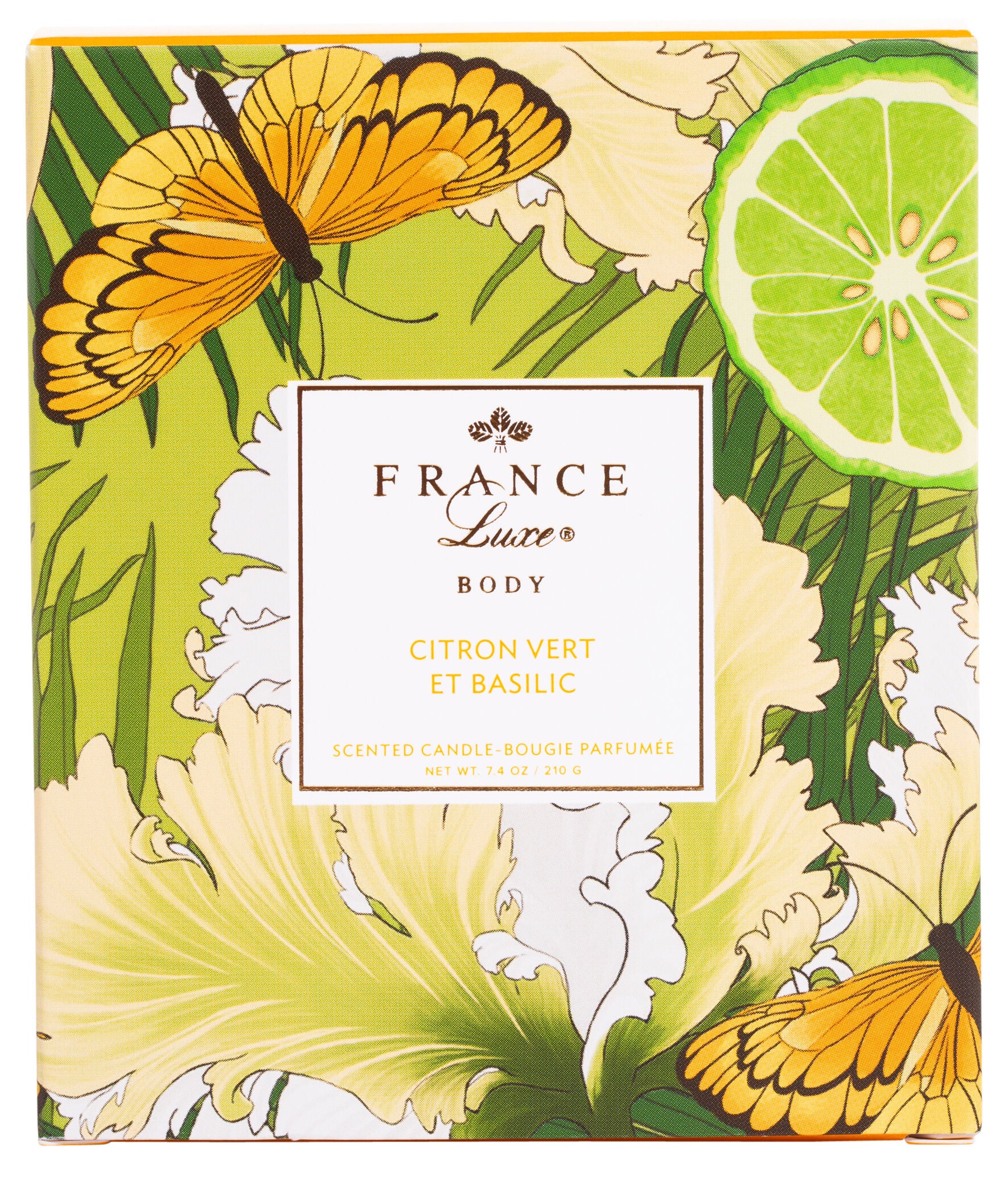 Scented Candle, Citron Vert et Basilic / Black, alternate image number 2