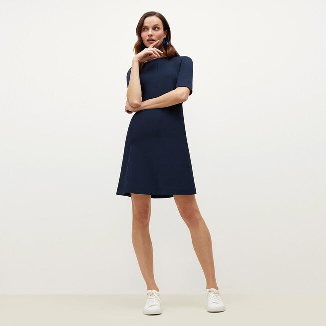 Emily Dress - WonderTex, Galaxy Blue / Purple, alternate image number 3