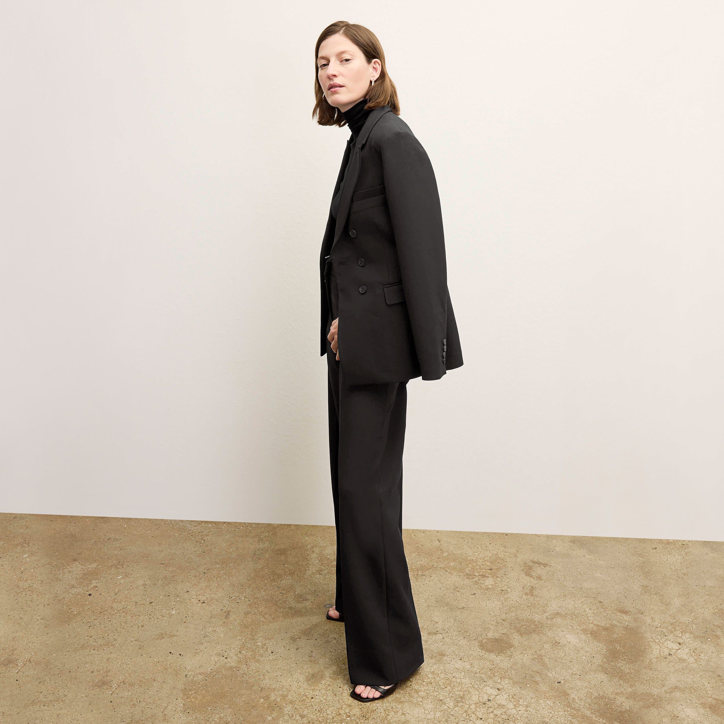 Kati Jacket - Flex Suiting, Black / Black, alternate image number 2