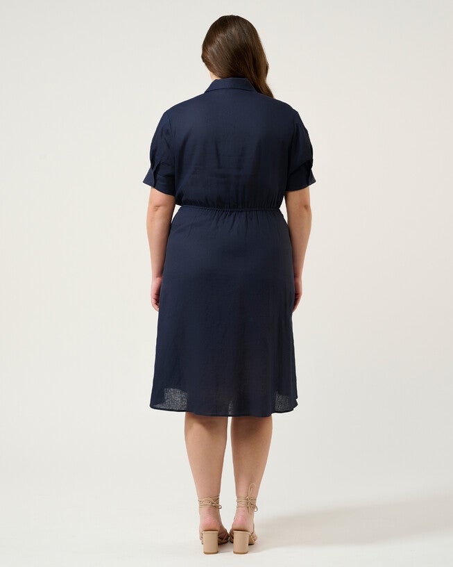Esther Dress, Navy / Navy, alternate image number null