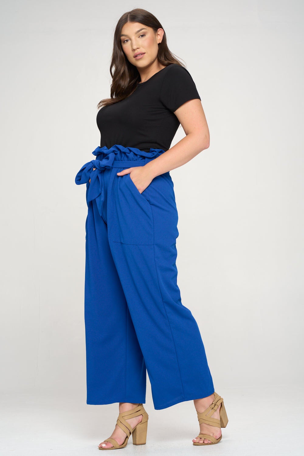 KATHLEEN PAPERBAG PANTS, , alternate image number 5