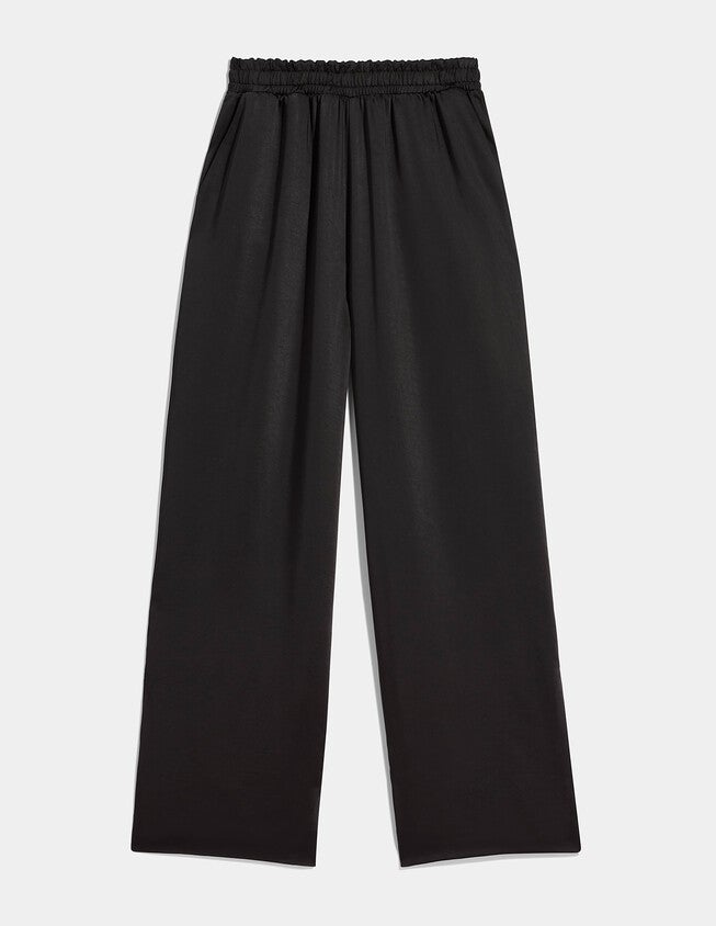 Satin Ribbon Pant, Black / Black, hi-res image number null