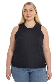 Cotton frayed edge cable tank