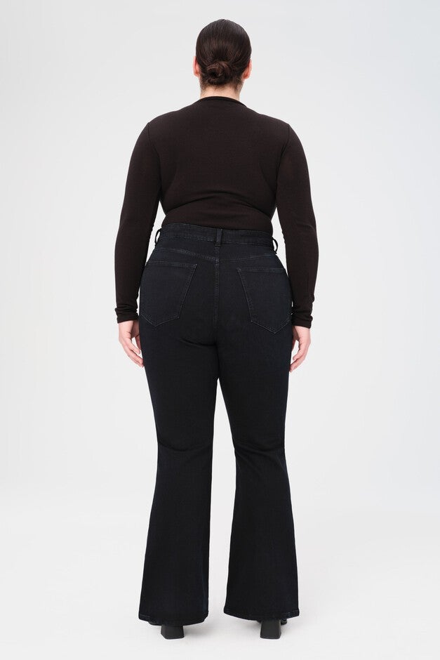MIA PLUS - FLARE JEANS | DEPTHS, DEPTHS / Black, alternate image number 3