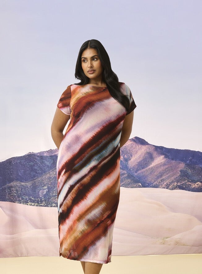 Sunshine Radiant Dress, Print / Pink, alternate image number 1