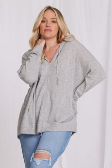 Cashmere Zip Hoodie