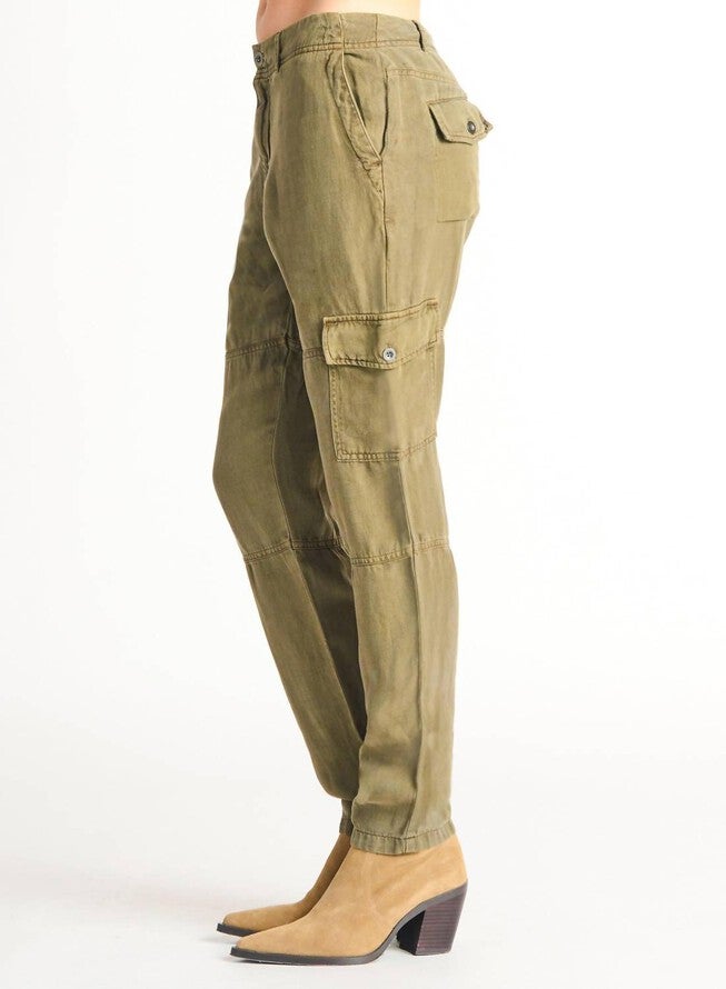 STRAIGHT LEG CARGO PANT IN OLIVE, , alternate image number 7