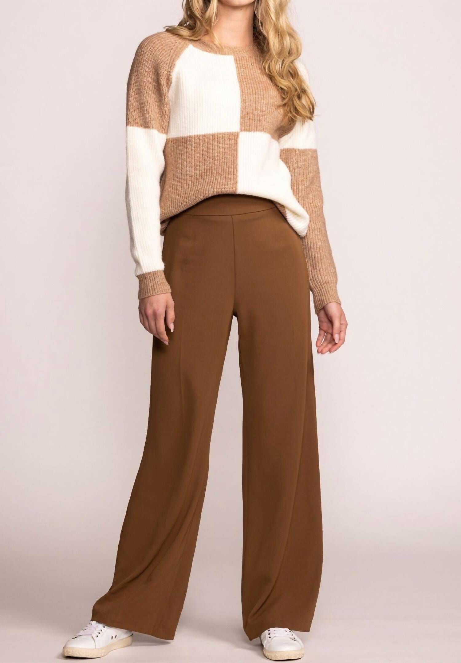 LILIANA PANT IN BROWN, , alternate image number 5