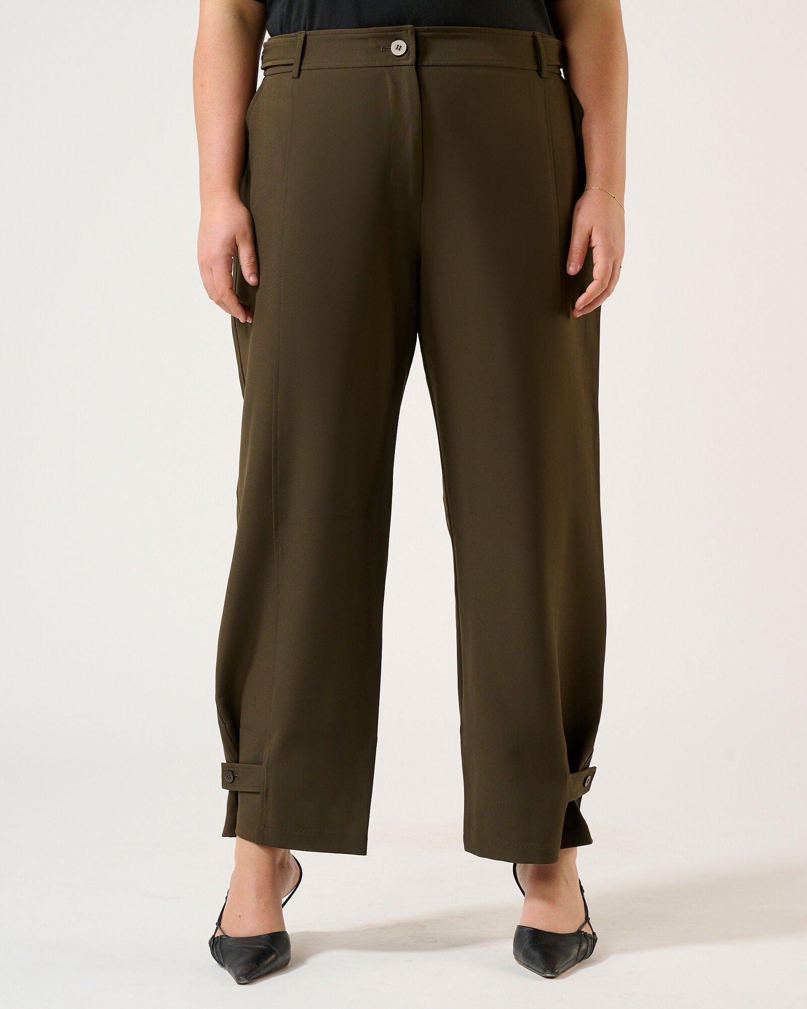 Namib High Straight Pant, Black Olive / Olive Green, alternate image number 2