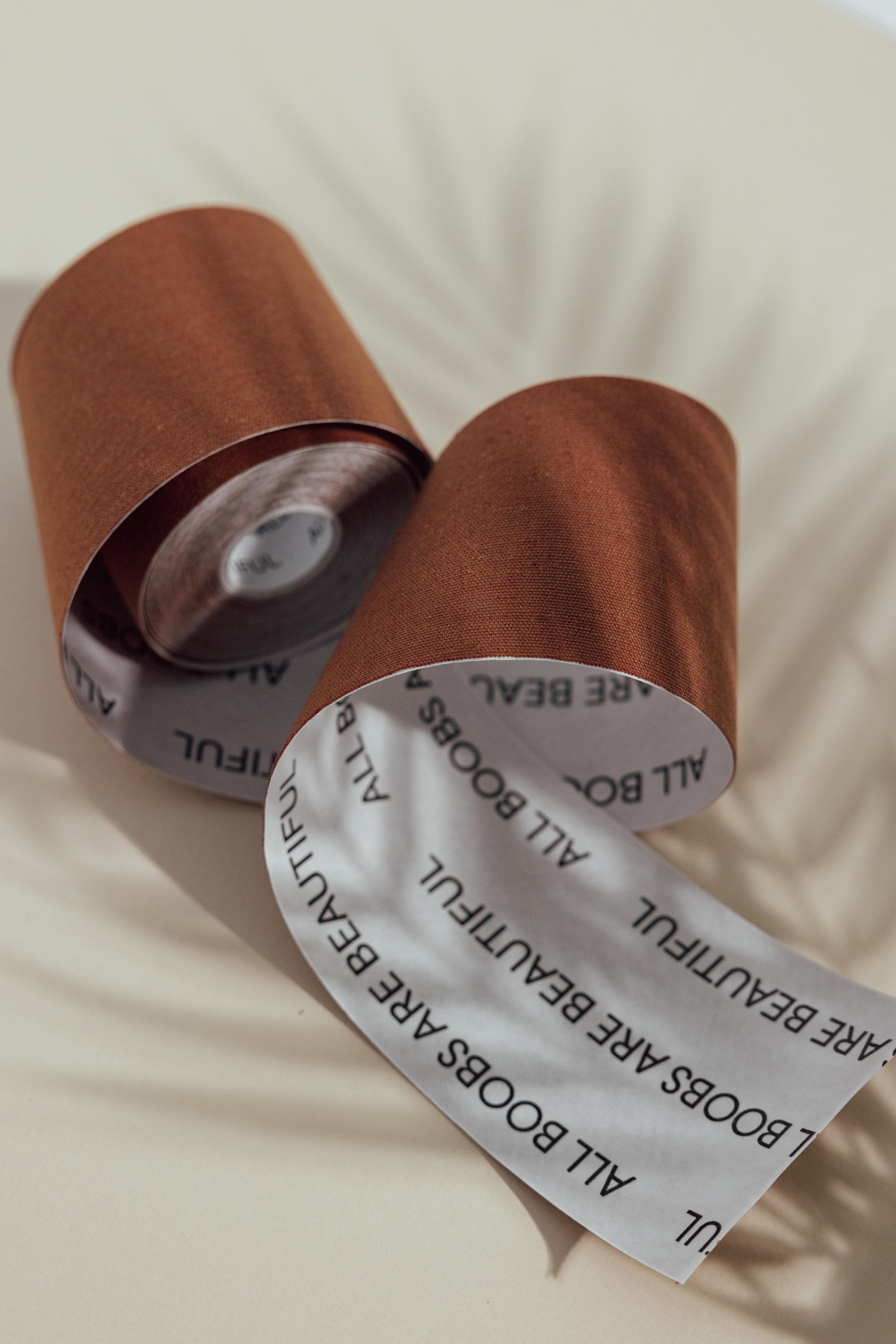 Shape Tape 3 inches Wide Breast Tape, No 7 Bronze / Bronze, alternate image number 3