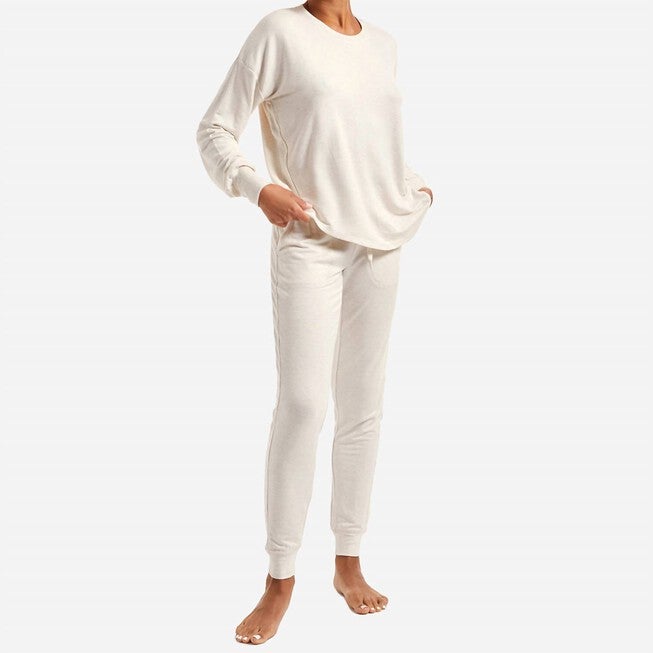 Essential Slim Jogger in Oatmeal, , alternate image number null