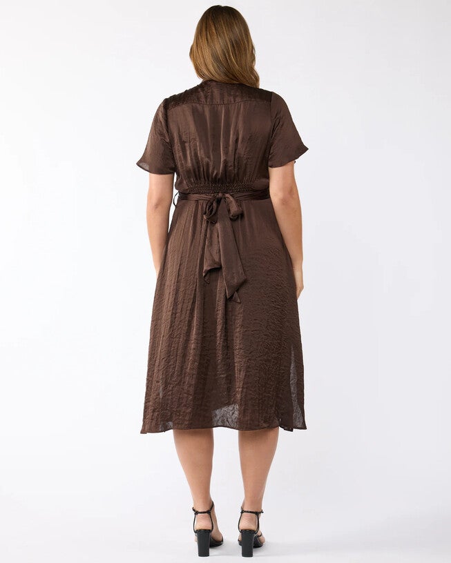 Mirage Oasis Dress, Chocolate / Brown, alternate image number null